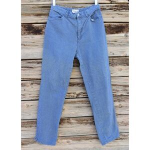 Vintage 80s/90s  Jones Wear Sport Blue Pinstripe Jeans - AS IS
